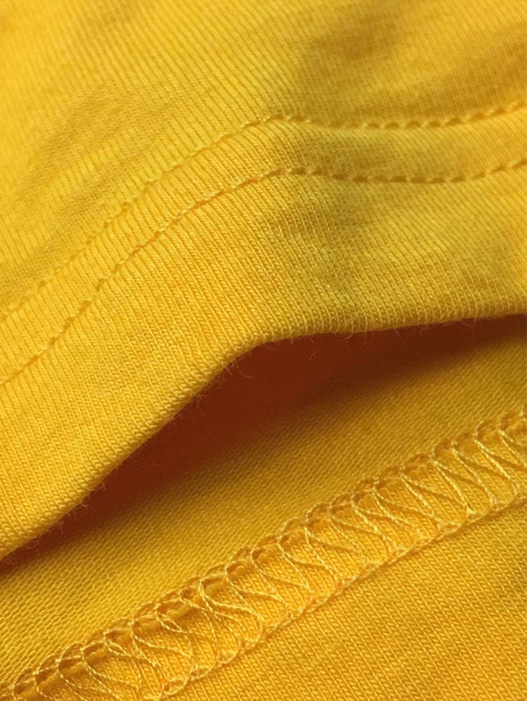 YITAN Women Cute Funny Graphic T Shirts Yellow XX-Large - Image 2